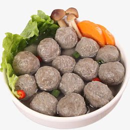 青菜香菇牛肉丸
