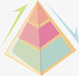金字塔png矢量素材