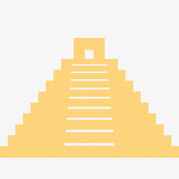 矢量扁平金字塔素材免抠素材免费下载_觅元素51yuansu.com