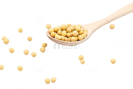 散落的黄豆