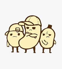 三只卡通人物