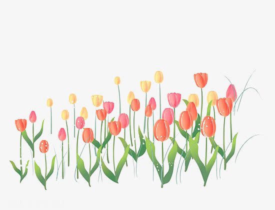 关键词 : 手绘花丛,卡通花丛,绿色,花