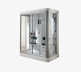 长方形双人整体淋浴房