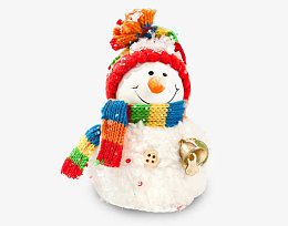 戴帽子的雪人