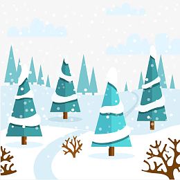 冬日雪景