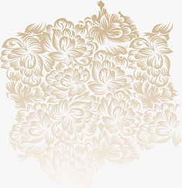 矢量花团