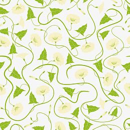 矢量绿色花藤素材