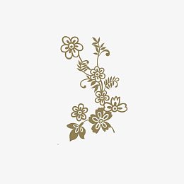 矢量花底纹