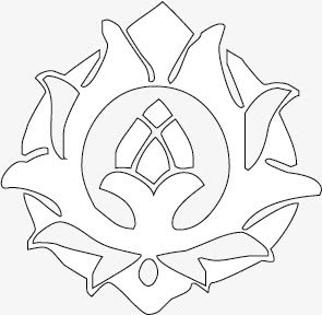 矢量花形