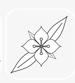 矢量简单花大气
