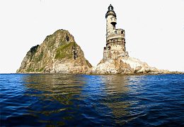 中世纪建筑岛屿