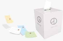 矢量手绘意见箱