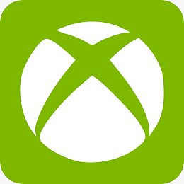 盒子Xbox社会扁平的圆形矩形