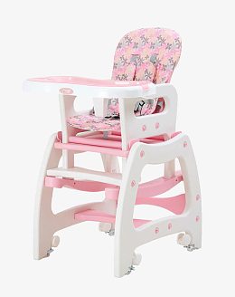 儿童餐椅带摇马