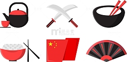 矢量图中国文化