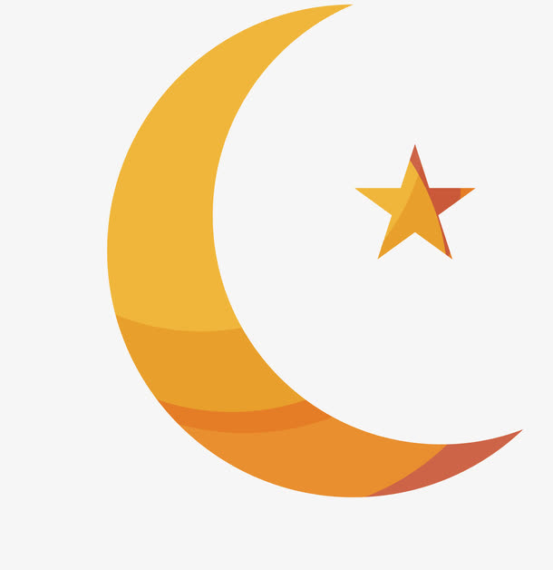 星星和月亮矢量图素材免费下载_觅元素