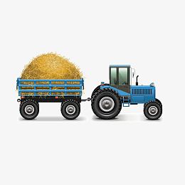 农用拉草车