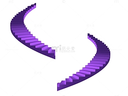 紫色的阶梯