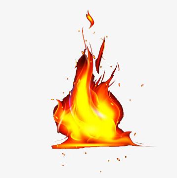 燃烧的火焰火苗