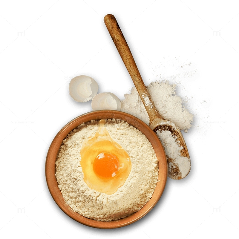 面粉鸡蛋烘焙素材
