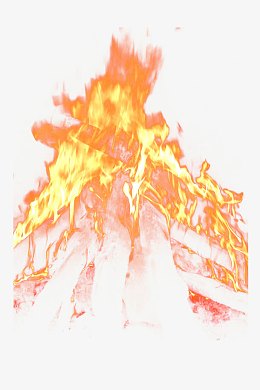 燃烧的柴火