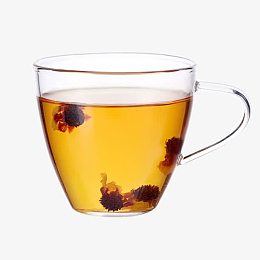 淡黄色雪菊花茶