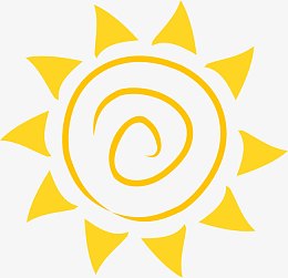卡通太阳