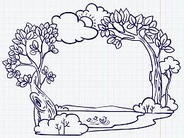 对话框花纹