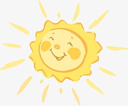 手绘可爱太阳