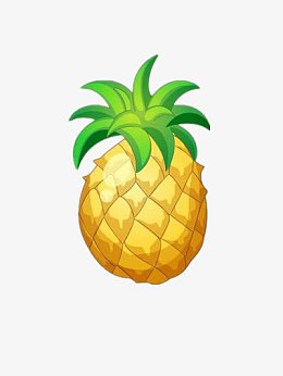 卡通黄桃水果手绘图片素材免费下载_觅元素