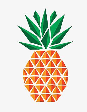 免扣菠萝素材_免扣菠萝图片元素-觅元素