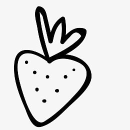 简笔画 厨房用品 果蔬 餐具 