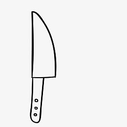 简笔画 厨房用品 果蔬 餐具 