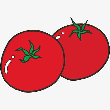 手绘 简笔画 蔬果 蔬菜 果蔬 卡通