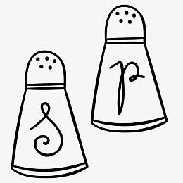 简笔画 厨房用品 果蔬 餐具 