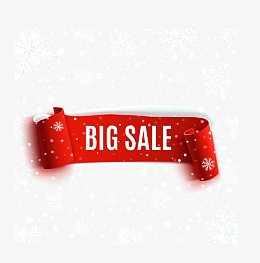 雪花sale促销标签