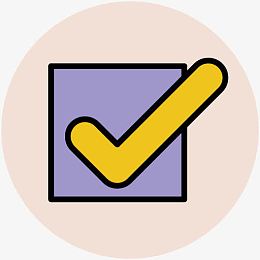 手绘手绘学习图片 对勾