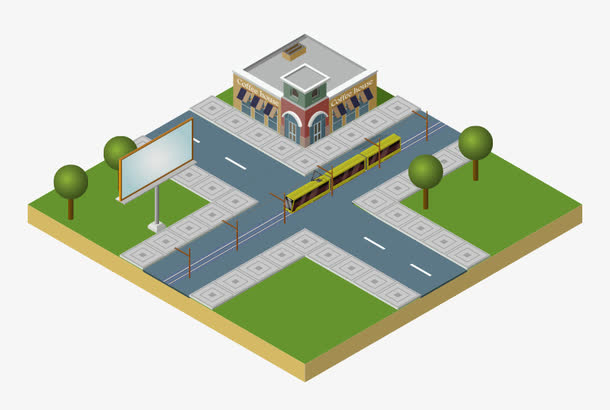 街道地图矢量免抠素材免费下载_觅元素51yuansu.com