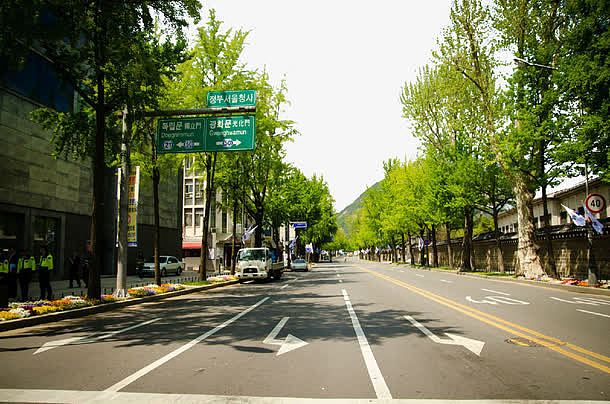 韩国首尔街道