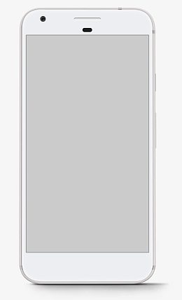 银色Google手机模型