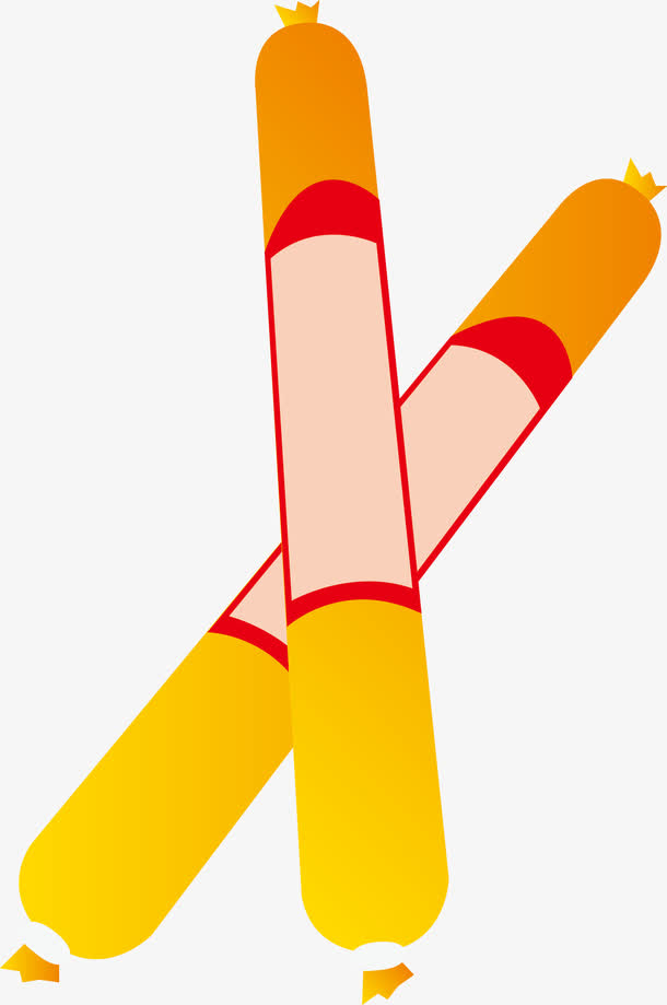 火腿肠矢量素材