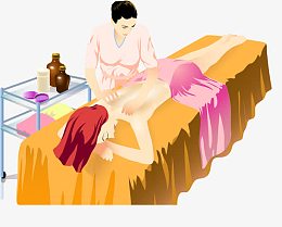 做精油spa裸体矢量美女