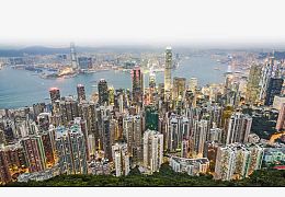 俯瞰香港香港风光香港楼宇图片