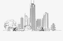 手绘广州中信大厦