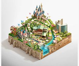 3D等距地图