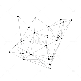 空间连接线条