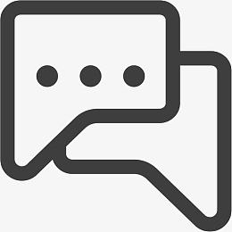 演讲气球对话Line-icons