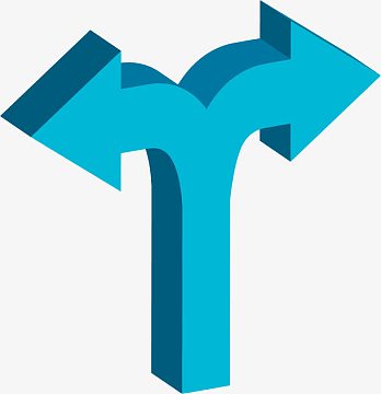 天蓝色分支箭头epspng深蓝色左右对比箭头png颜色对比的统计表aipng