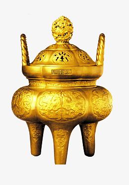psd格式大金鼎装饰元素素材-大金鼎png图片下载-觅元素