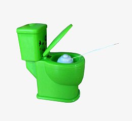 恶作剧愚人节可爱整蛊绿色马桶